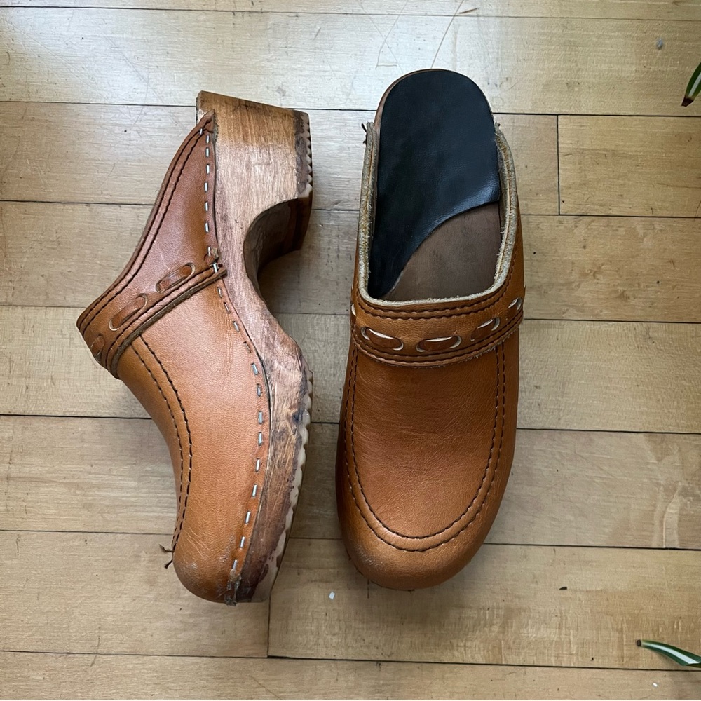 Vintage made in Sweden Holie clogs